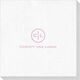 Circle Initials Luxury Deville Napkins Image 2 of 3